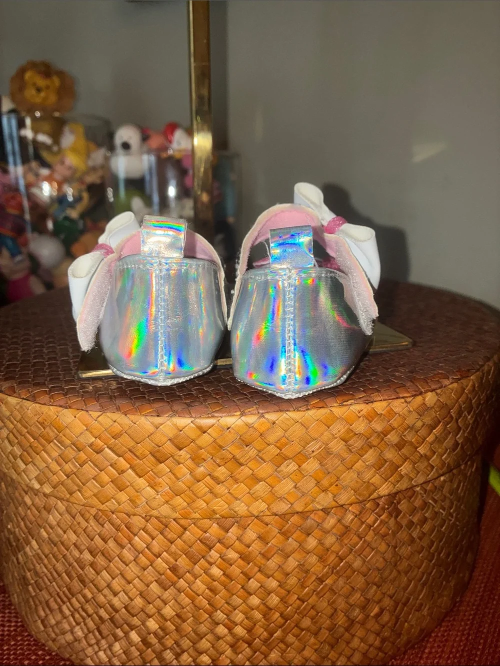 Laura Ashley Baby Bunny Crib Shoes - SZ 1